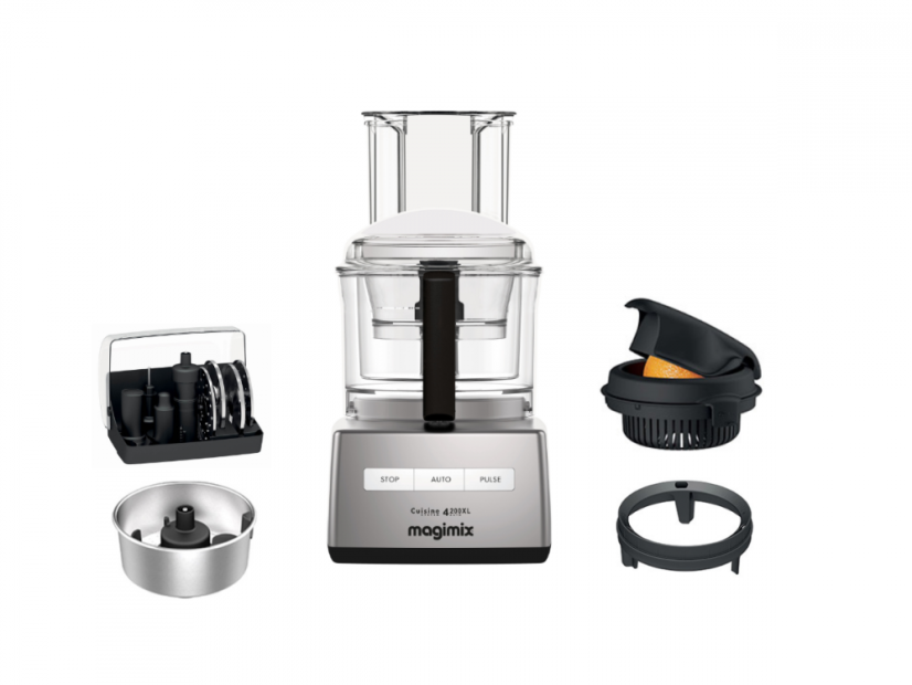 MAGIMIX® 4200 XL matowy chrom robot kuchenny w podstawowym zestawie