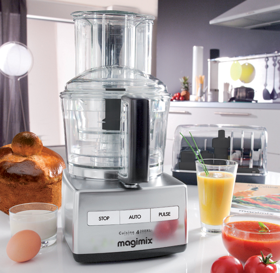 MAGIMIX® 4200 XL matt króm konyhai robotgép Premium csomag
