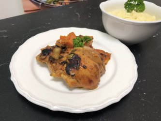 Kuracie stehná pečené s tekvicou