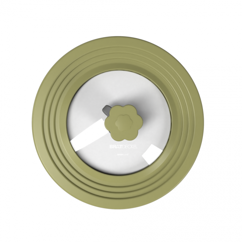 Univerzális edényfedél szeleppel - Szín: Olíva