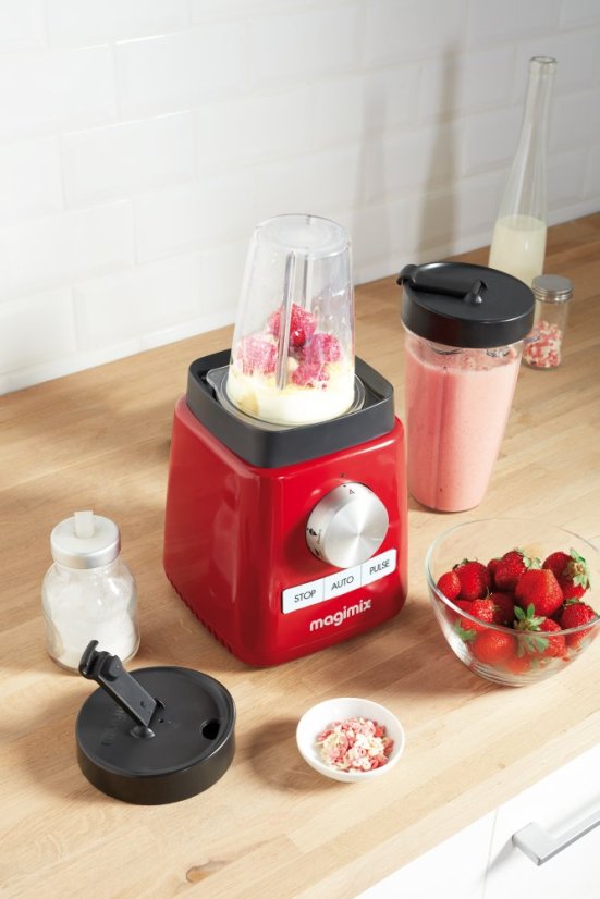 Magimix® blender POWER BLENDER 4 czerwony w zestawie Premium