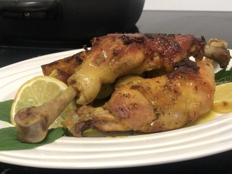 Kura na bylinkovom masle