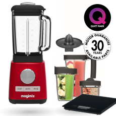 Magimix® blender POWER BLENDER 4 czerwony w zestawie Premium